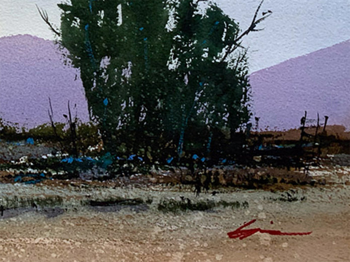 Mountain Splendor by Posey Gaines |   Closeup View of Artwork 