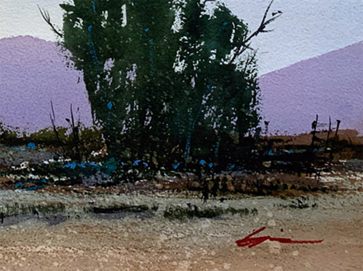 Mountain Splendor by Posey Gaines |  Closeup View of Artwork 