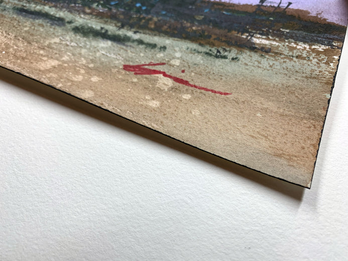 Mountain Splendor by Posey Gaines |  Side View of Artwork 