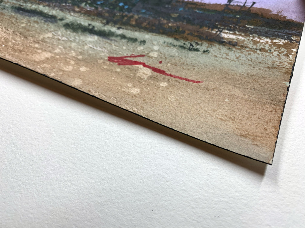 Mountain Splendor by Posey Gaines |  Side View of Artwork 