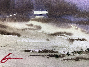 Original art for sale at UGallery.com | Blustery Tuesday by Posey Gaines | $800 | watercolor painting | 18' h x 24' w | photo 2