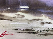 Original art for sale at UGallery.com | Blustery Tuesday by Posey Gaines | $800 | watercolor painting | 18' h x 24' w | thumbnail 2