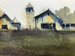 Original art for sale at UGallery.com | Farm Life by Posey Gaines | $800 | watercolor painting | 18' h x 24' w | thumbnail 4