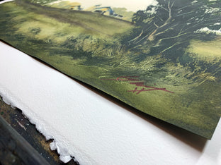 Farm Life by Posey Gaines |  Side View of Artwork 