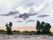 Original art for sale at UGallery.com | Monday Morning Splendor by Posey Gaines | $800 | watercolor painting | 18' h x 24' w | thumbnail 1