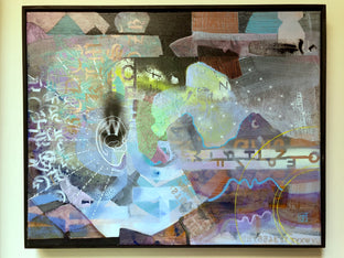 Original art for sale at UGallery.com | Colliculus by Janine Etherington | $575 | mixed media artwork | 16' h x 20' w | photo 3