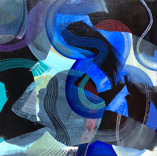 Original art for sale at UGallery.com | Indecision by Janine Etherington | $400 | acrylic painting | 12' h x 12' w | photo 1