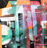 Original art for sale at UGallery.com | Lost Languages by Janine Etherington | $1,050 | acrylic painting | 24' h x 24' w | thumbnail 1