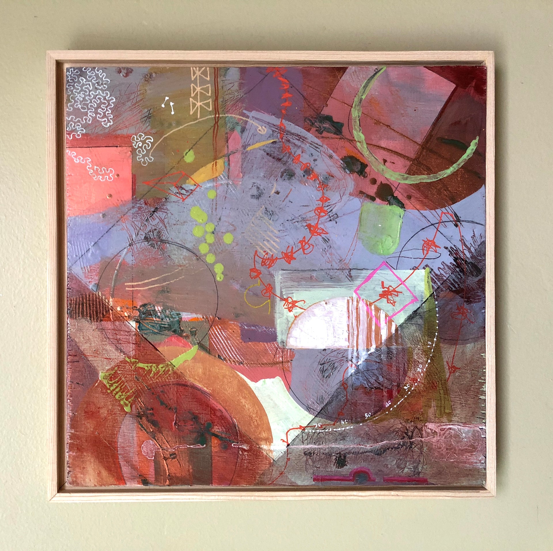 Measured by Janine Etherington acrylic painting UGallery