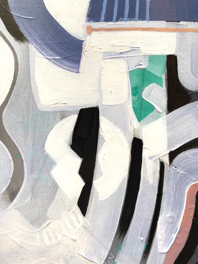 New Anthem by Janine Etherington |  Side View of Artwork 