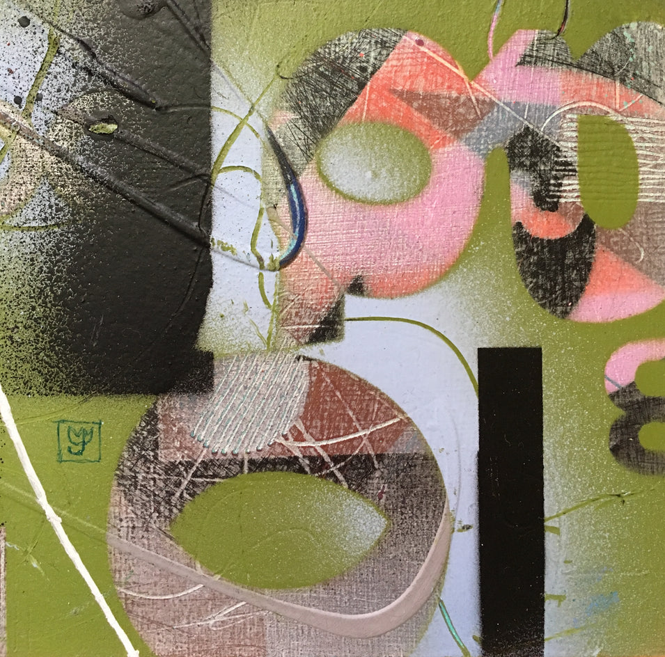 Spring Is Here by Janine Etherington |  Closeup View of Artwork 