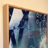 Original art for sale at UGallery.com | Stars Are Dropping Thick As Stones by Janine Etherington | $375 | acrylic painting | 12' h x 12' w | thumbnail 2