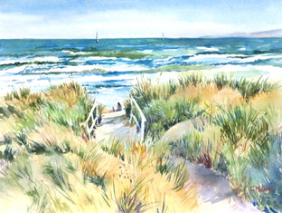 Original art for sale at UGallery.com | Pajaro Dunes Afternoon by Catherine McCargar | $650 | watercolor painting | 12' h x 16' w | photo 1