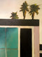 Original art for sale at UGallery.com | Palm Springs Door - Turquoise by Mandy Main | $450 | oil painting | 12' h x 12' w | thumbnail 4