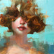 Original art for sale at UGallery.com | Cherry Flavored Gloss by Pamela Blaies | $800 | oil painting | 10' h x 10' w | thumbnail 1
