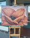 Original art for sale at UGallery.com | Fiery Heart Poppy by Pamela Hoke | $2,775 | oil painting | 30' h x 40' w | thumbnail 4