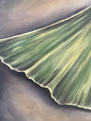 Gingko Hug by Pamela Hoke |   Closeup View of Artwork 