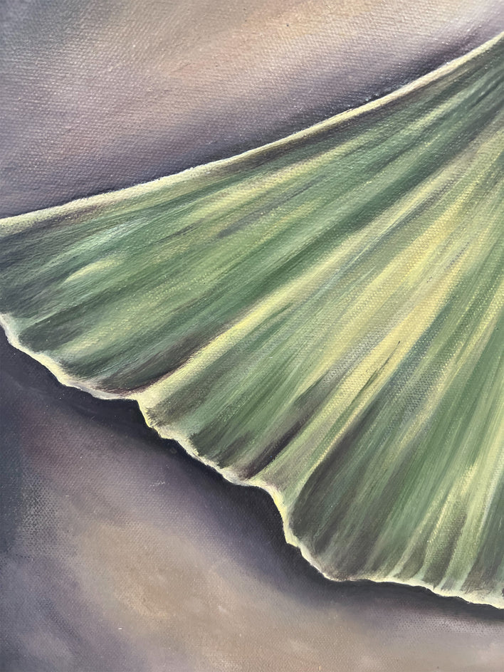 Gingko Hug by Pamela Hoke |  Closeup View of Artwork 