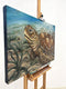 Original art for sale at UGallery.com | Just Chill, Sea Turtle by Pamela Hoke | $1,925 | oil painting | 24' h x 36' w | thumbnail 2