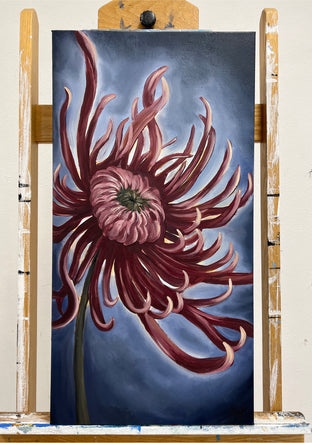 Magenta Chrysanthemum by Pamela Hoke |  Context View of Artwork 
