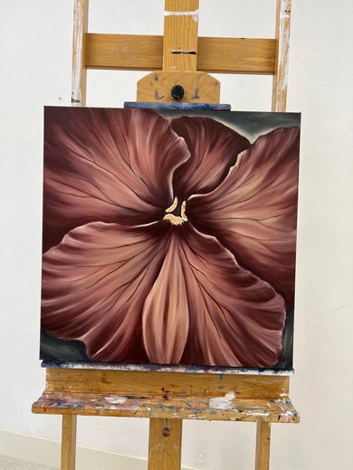 Pansy Passion 1 by Pamela Hoke |  Context View of Artwork 