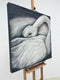 Original art for sale at UGallery.com | Peaceful Swan by Pamela Hoke | $2,900 | oil painting | 36' h x 36' w | thumbnail 2