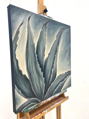 Soft Agave by Pamela Hoke |  Side View of Artwork 