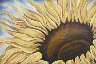 Original art for sale at UGallery.com | Sunflower Hug by Pamela Hoke | $1,925 | oil painting | 24' h x 36' w | photo 1