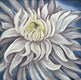 Original art for sale at UGallery.com | White Chrysanthemum by Pamela Hoke | $1,350 | oil painting | 24' h x 24' w | thumbnail 1