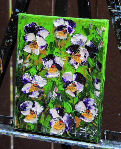 Sing Along with Me by Lisa Elley |  Side View of Artwork 