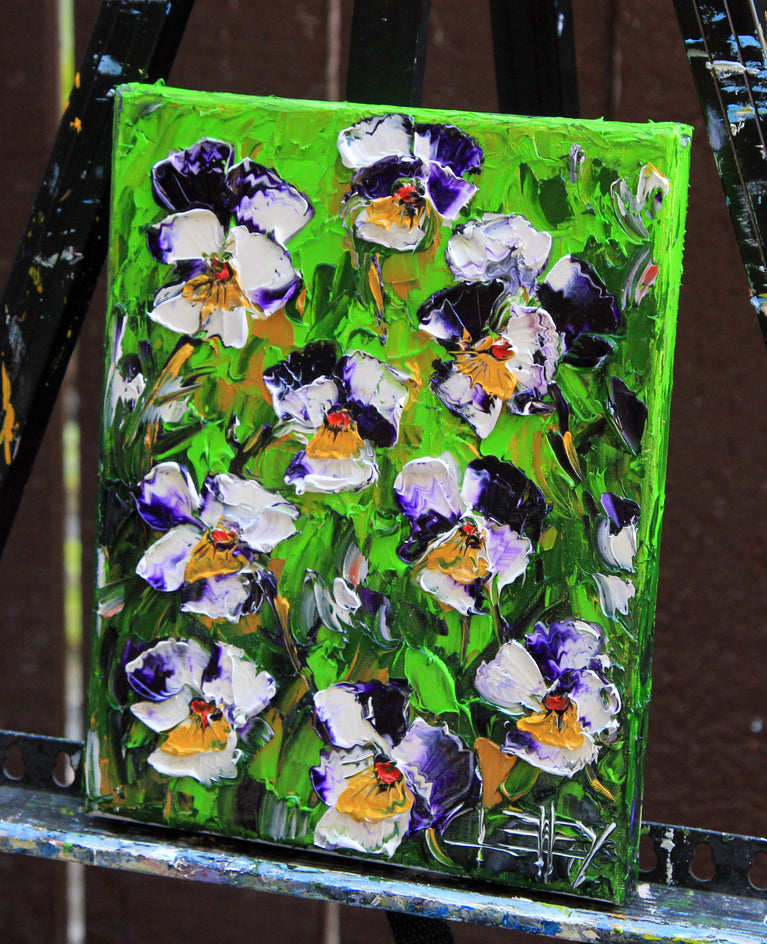 Sing Along with Me by Lisa Elley |  Side View of Artwork 