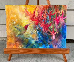 Original art for sale at UGallery.com | Paradise by Melissa Gannon | $300 | mixed media artwork | 11' h x 15' w | photo 3