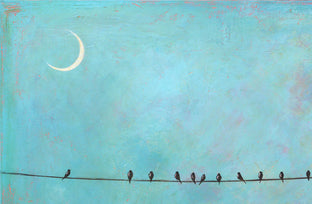 Original art for sale at UGallery.com | Pastel Sky by Sally Adams | $1,400 | acrylic painting | 24' h x 48' w | photo 2