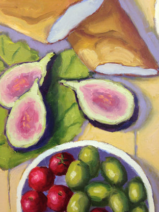 Original art for sale at UGallery.com | Antipasto by Pat Doherty | $975 | oil painting | 18' h x 18' w | photo 4