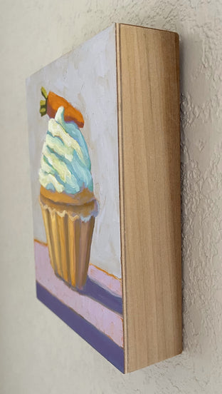 Original art for sale at UGallery.com | Carrot Cupcake by Pat Doherty | $225 | oil painting | 7' h x 5' w | photo 2