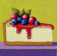 Original art for sale at UGallery.com | Cheesecake by Pat Doherty | $400 | oil painting | 8' h x 8' w | thumbnail 1