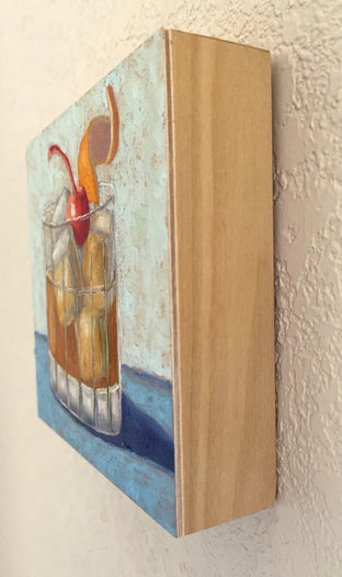 Cherry and a Twist by Pat Doherty |  Side View of Artwork 