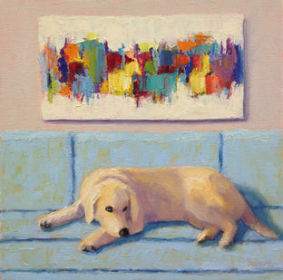 Original art for sale at UGallery.com | Downtime by Pat Doherty | $450 | oil painting | 8' h x 8' w | photo 1