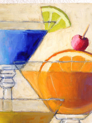 Original art for sale at UGallery.com | Happy Hour! by Pat Doherty | $475 | oil painting | 10' h x 10' w | photo 4