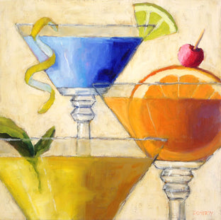 Original art for sale at UGallery.com | Happy Hour! by Pat Doherty | $475 | oil painting | 10' h x 10' w | photo 1