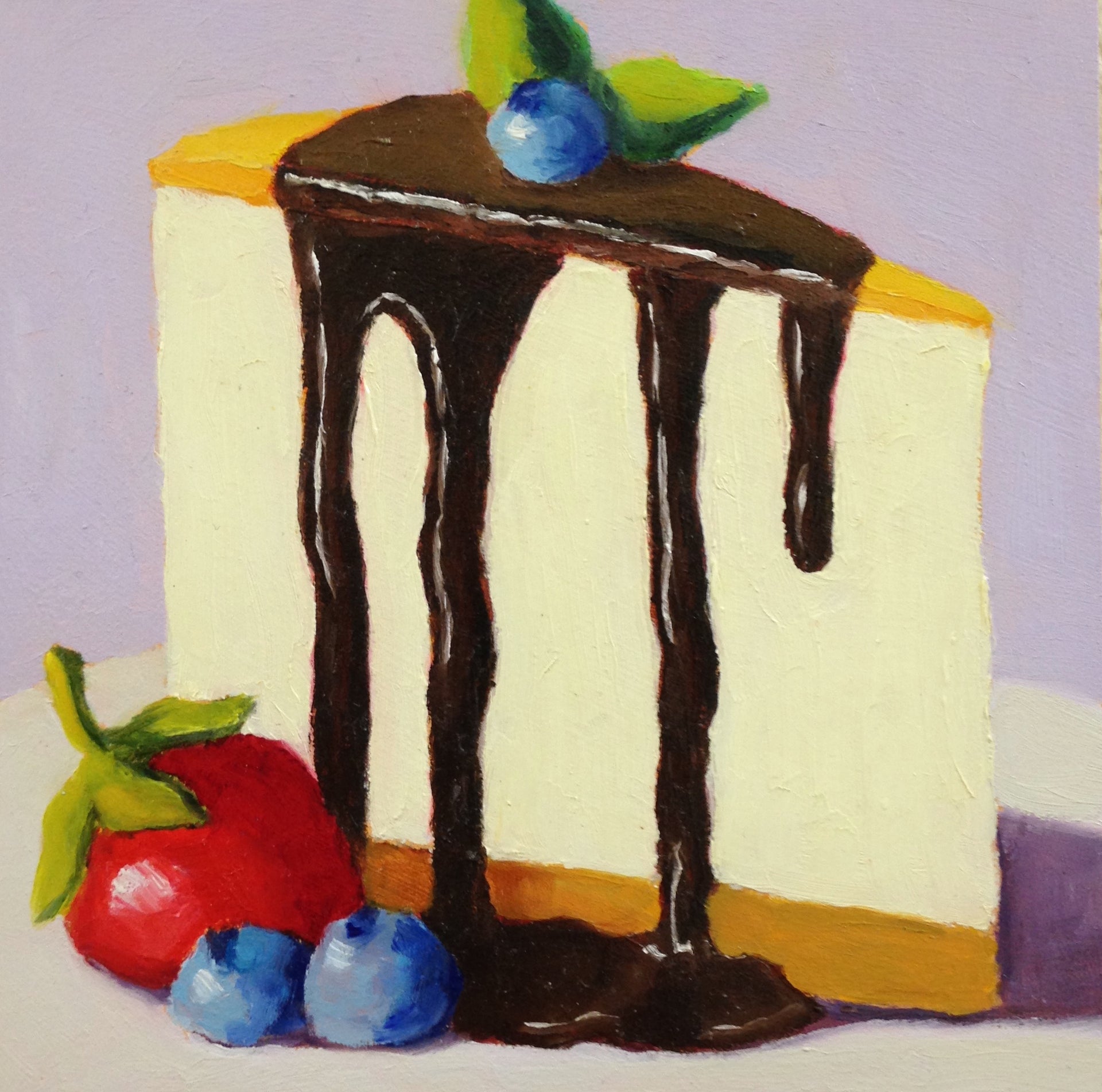 New York Cheesecake by Pat Doherty - oil painting | UGallery