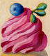Original art for sale at UGallery.com | Raspberry Swirl by Pat Doherty | $225 | oil painting | 7' h x 5' w | thumbnail 4