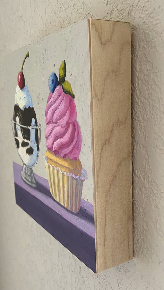 Sweet Treats by Pat Doherty |  Side View of Artwork 