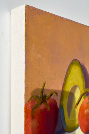 Original art for sale at UGallery.com | Vine Tomatoes by Pat Doherty | $575 | oil painting | 12' h x 12' w | photo 2