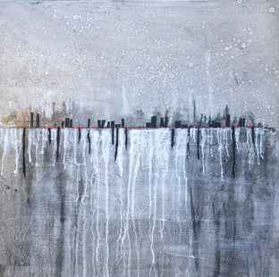 Original art for sale at UGallery.com | City View by Pat Forbes | $1,875 | acrylic painting | 40' h x 40' w | photo 1