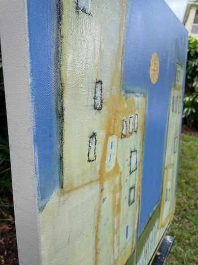 Good Morning by Pat Forbes |  Side View of Artwork 