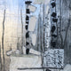 Original art for sale at UGallery.com | Graffiti VII by Pat Forbes | $1,800 | acrylic painting | 36' h x 36' w | thumbnail 4