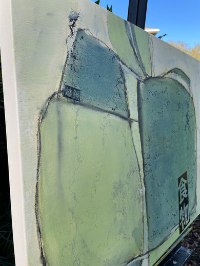 Silk Road 22/1 by Pat Forbes |  Side View of Artwork 