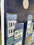 Original art for sale at UGallery.com | Street Scene 4 by Pat Forbes | $850 | acrylic painting | 24' h x 24' w | thumbnail 2