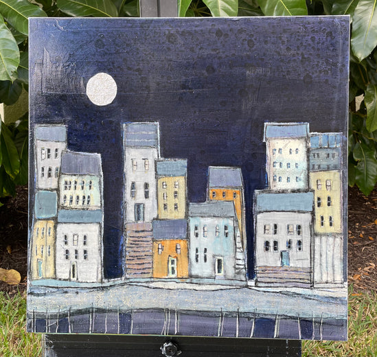 Street Scene 4 by Pat Forbes |  Context View of Artwork 